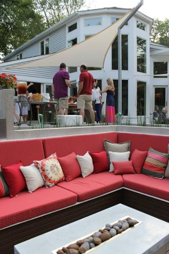 An outdoor living space in Montgomery County, Pennsylvania